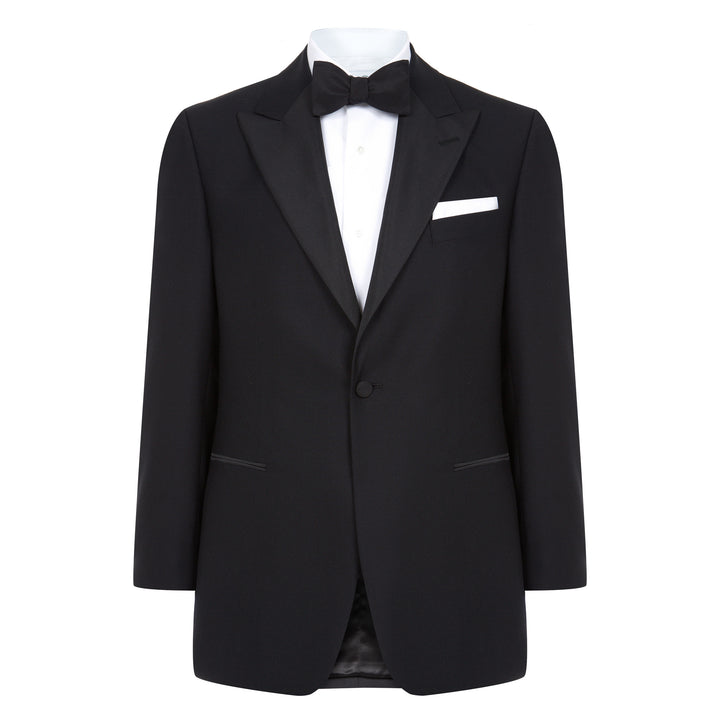 Peaked lapel dinner jacket - Black