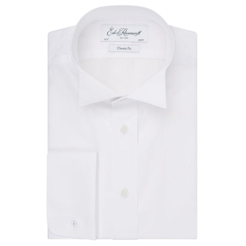 Edward White Two Fold Cotton Poplin Wing Shirt