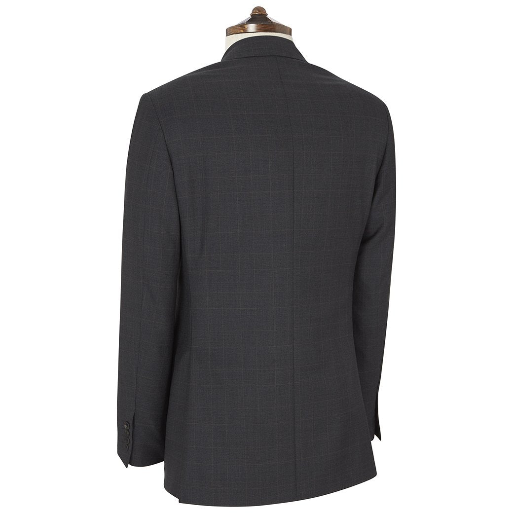 Cambridge Charcoal Camel Windowpane Check Suit