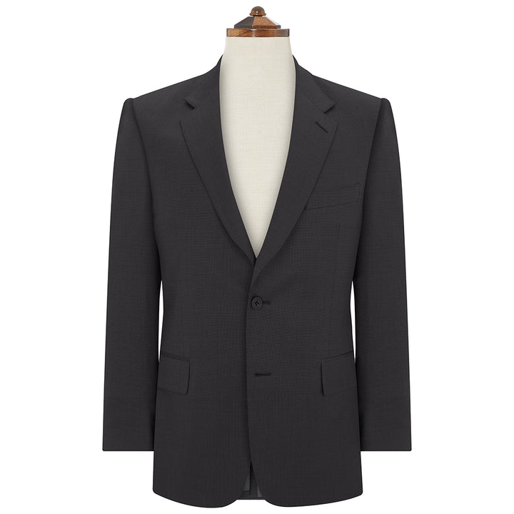 Kensington Charcoal Wool Nailhead Suit