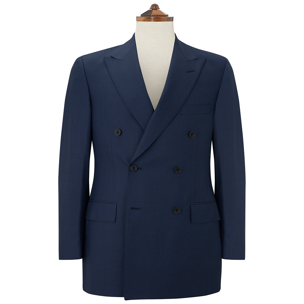 Farringdon Light Navy Basketweave Check Suit