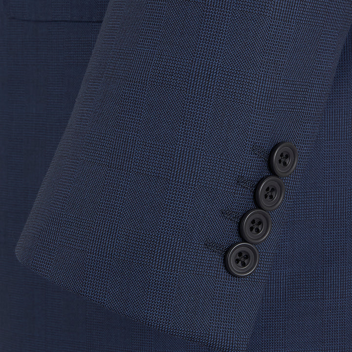 Kilburn Light Navy Windowpane Suit