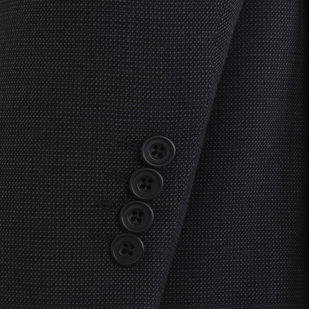 Richmond Charcoal Twisted Birdseye Suit