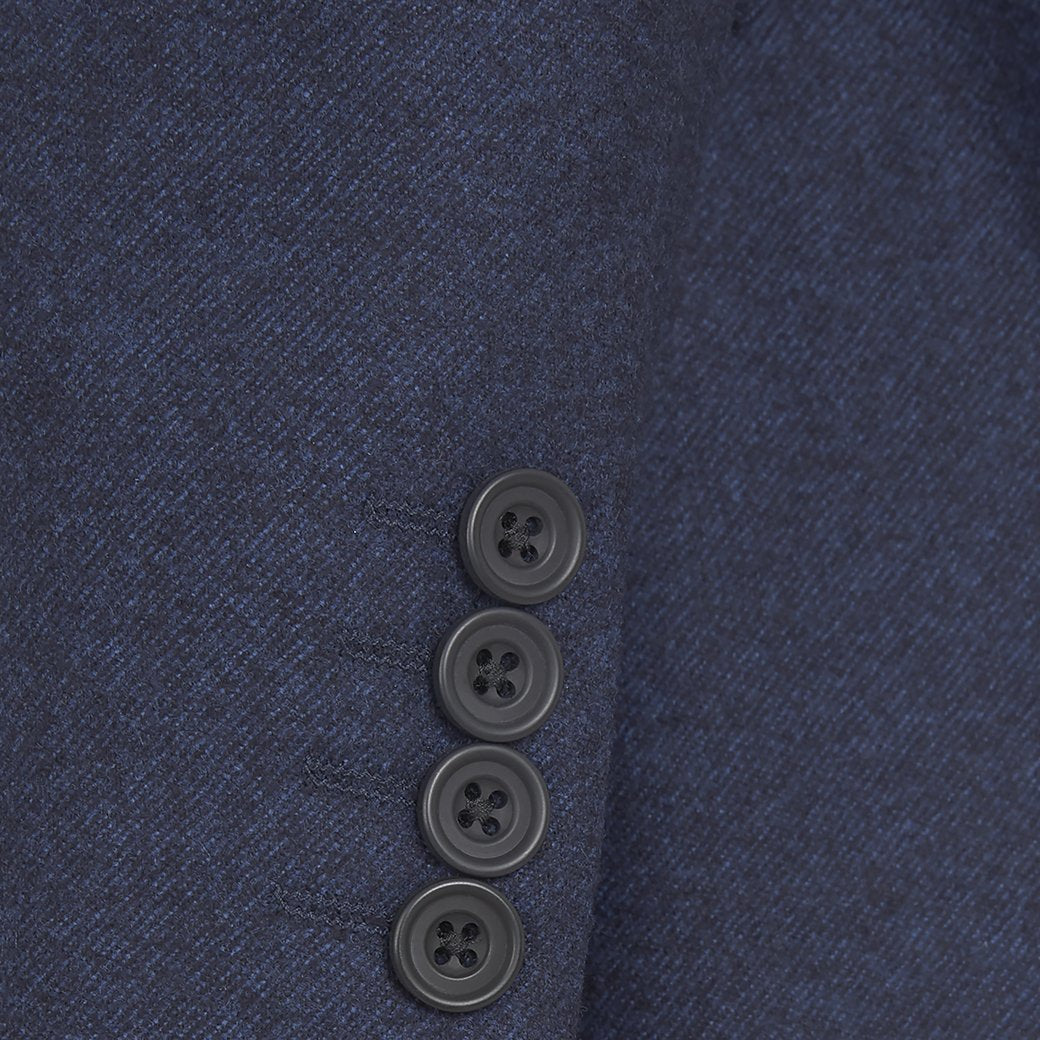 Richmond Navy Twill Flannel Suit