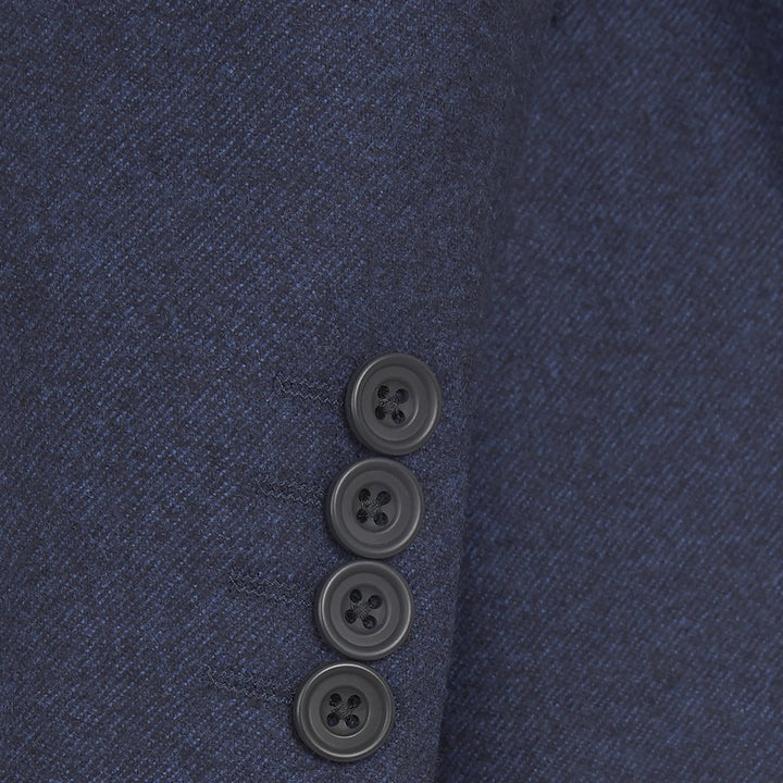 Richmond Navy Twill Flannel Suit