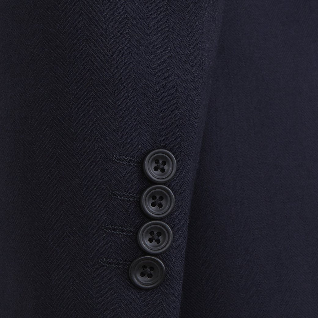 Kensington Navy Wide Herringbone Suit