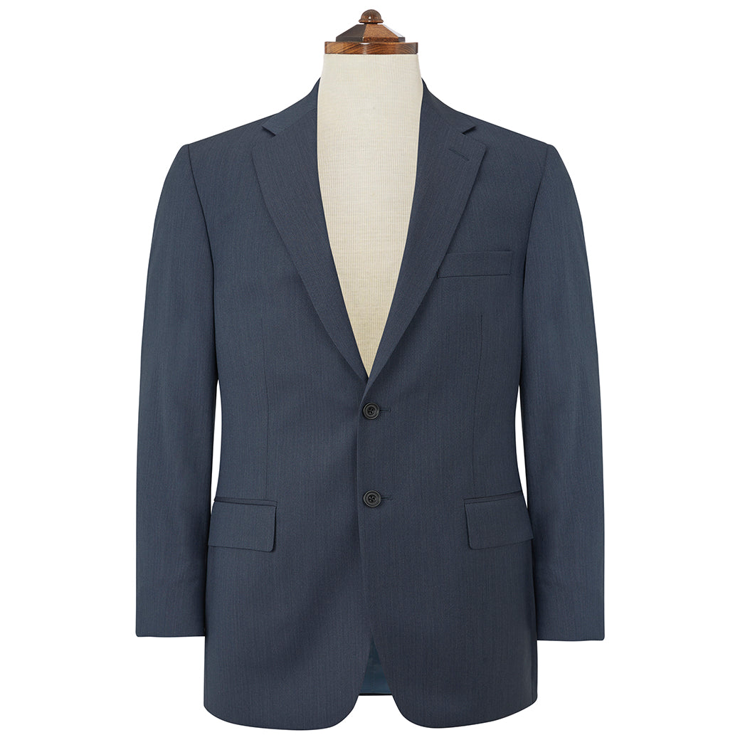 Cambridge Blue Fine Herringbone Suit