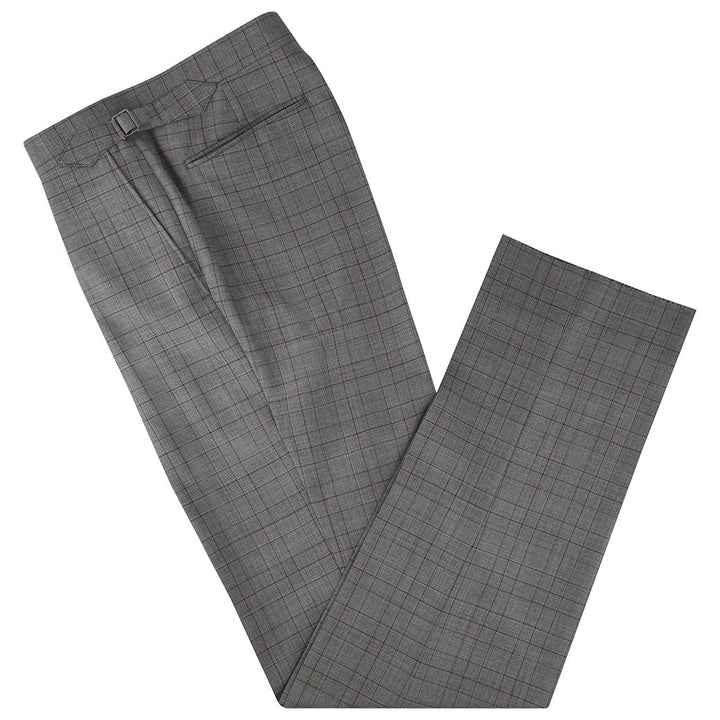 Kilburn Grey and Wine Prince of Wales Check Suit