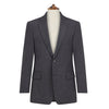Knighton Semi Lined Charcoal Tropical Worsted Wool Suit