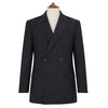 Kingsbury Charcoal Wide Herringbone Suit