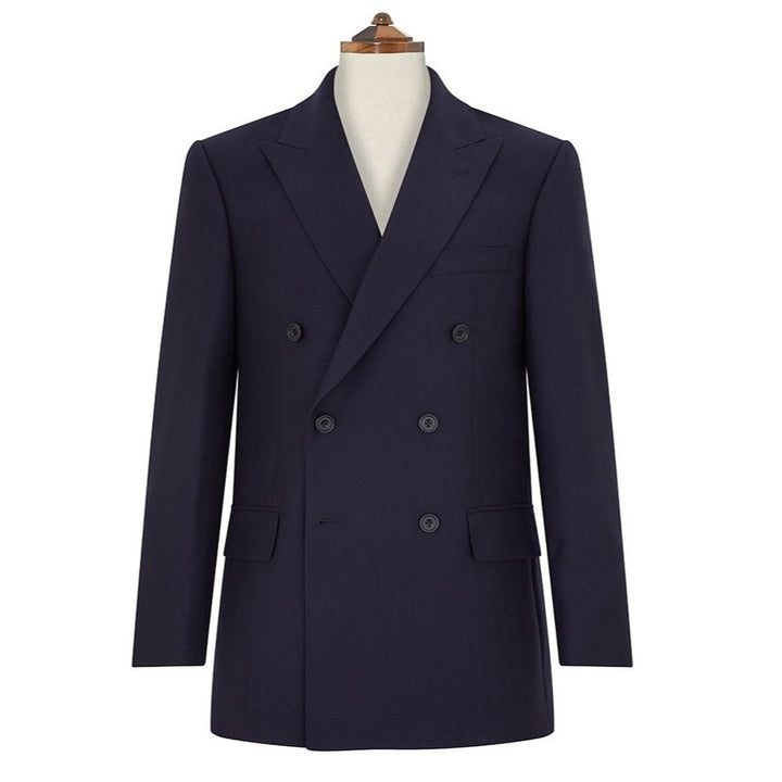 Kingsbury Navy Wide Herringbone Suit