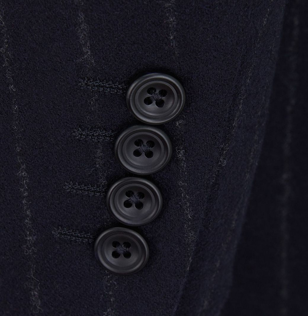 Kilburn Navy Chalk Stripe Flannel Suit