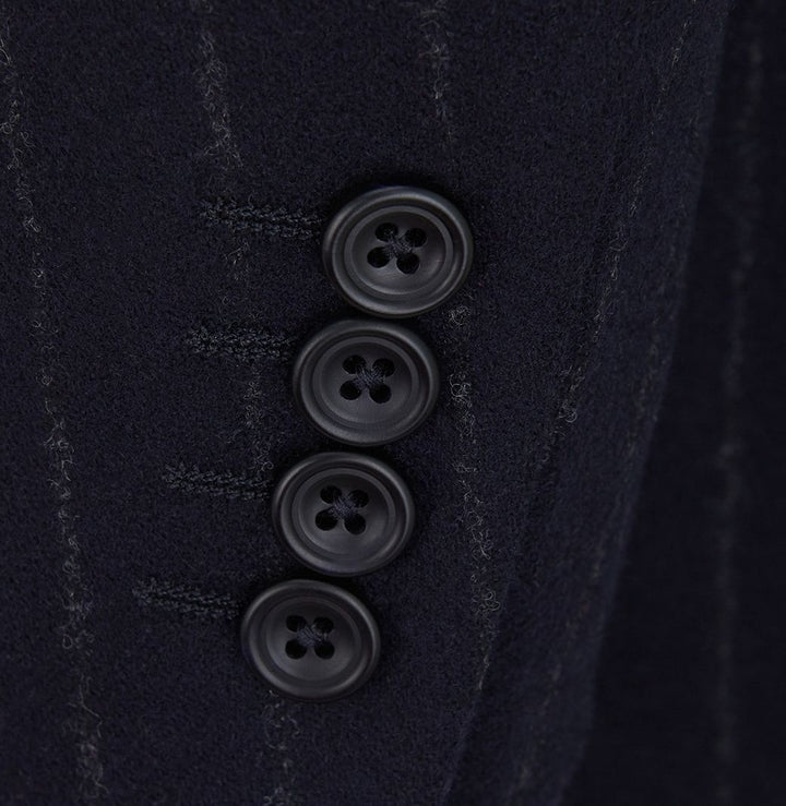 Kilburn Navy Chalk Stripe Flannel Suit