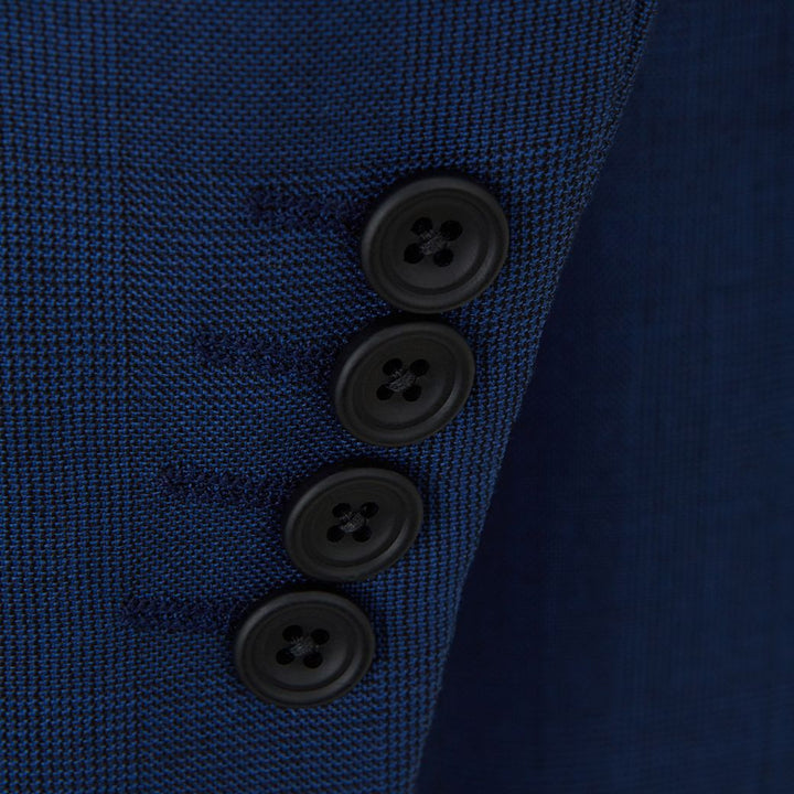 Cambridge Dark Blue Tonal Check Suit