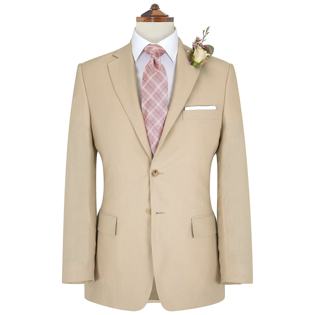 William Beige Linen Jacket