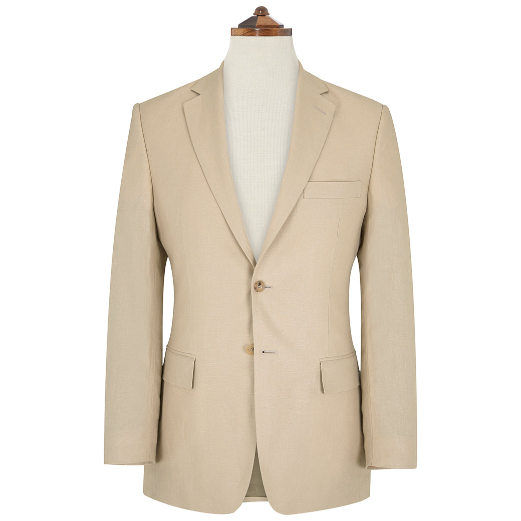William Light Beige Linen Jacket
