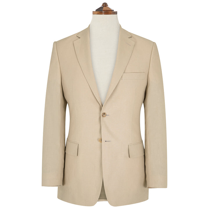 William Light Beige Linen Jacket