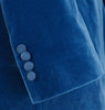 Balinteer Blue Velvet Jacket