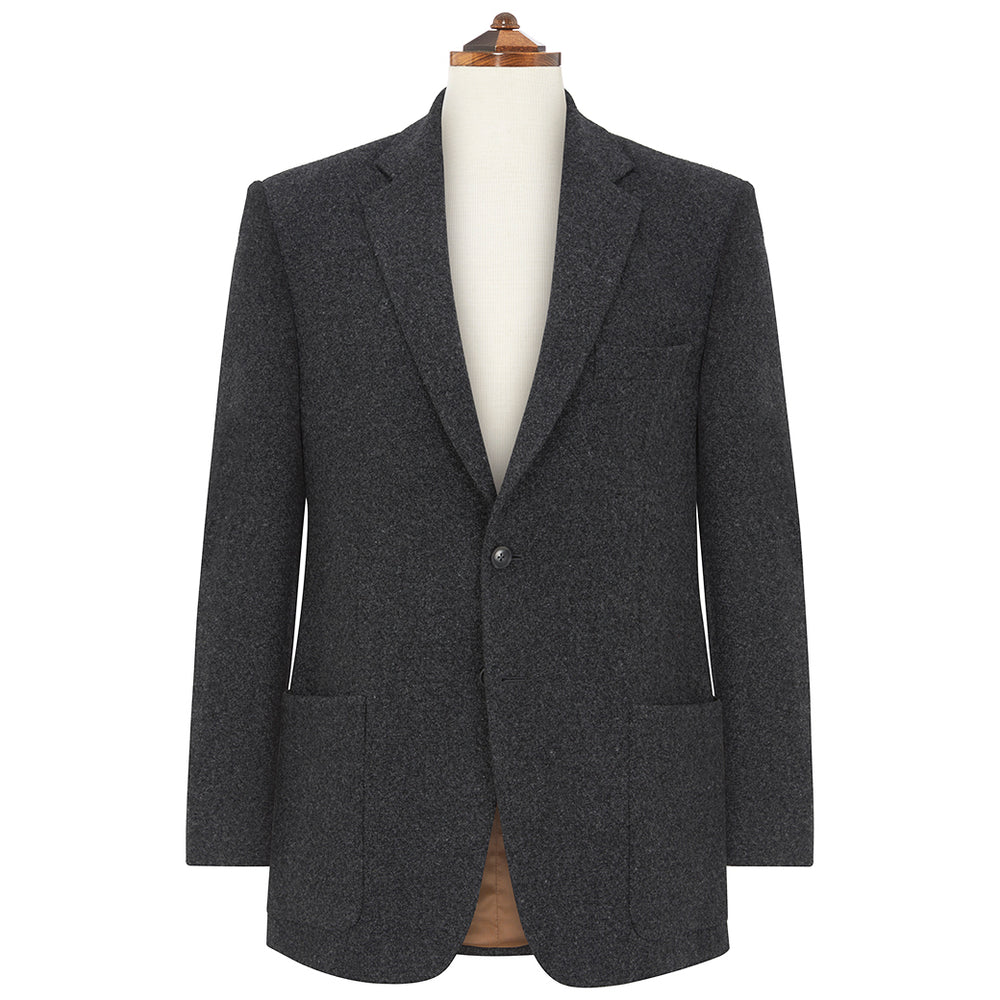 Edgar Charcoal Wool Marl Jacket