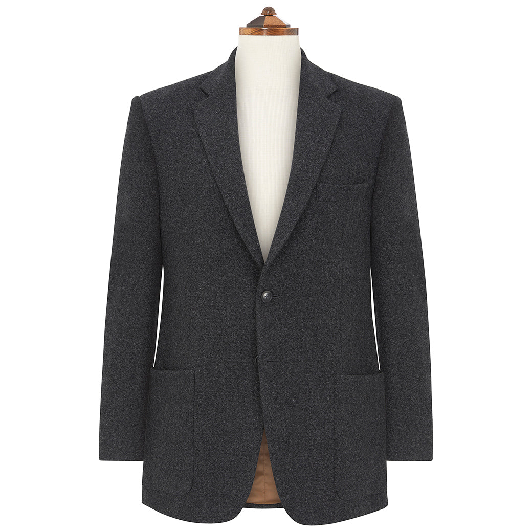 Edgar Charcoal Wool Marl Jacket