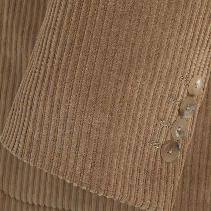 Edgar Beige Corduroy Jacket