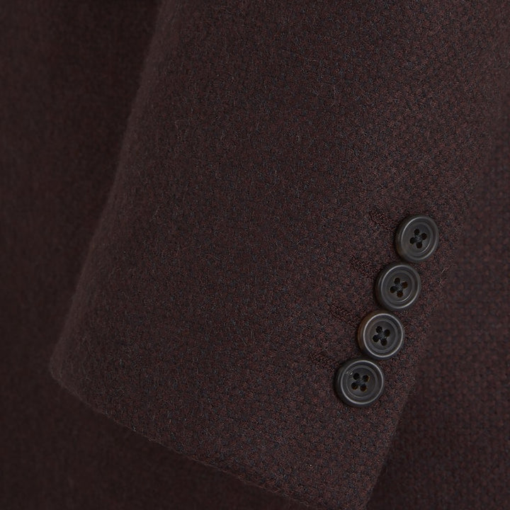 William Wine Textured Birdseye Jacket