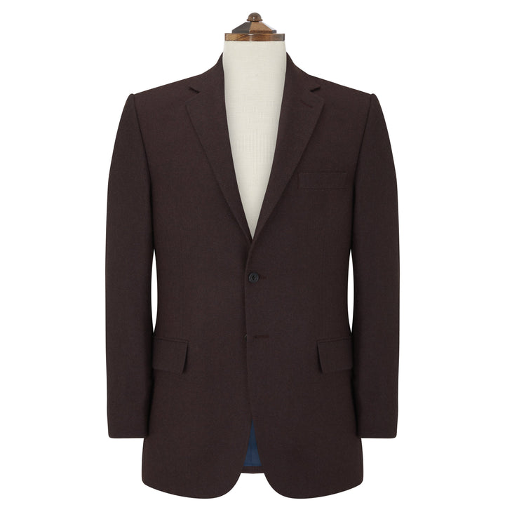 William Wine Textured Birdseye Jacket