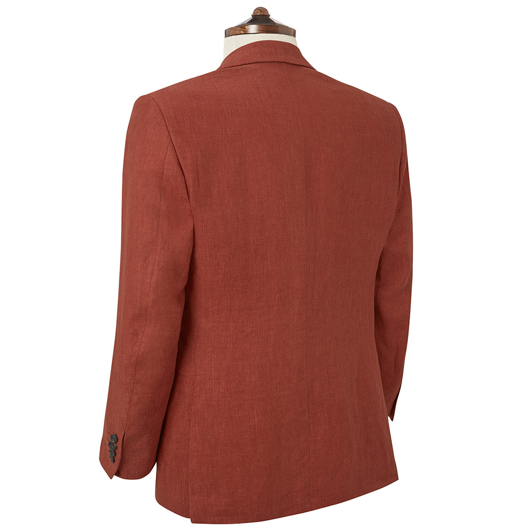 William Rust Herringbone Linen Jacket