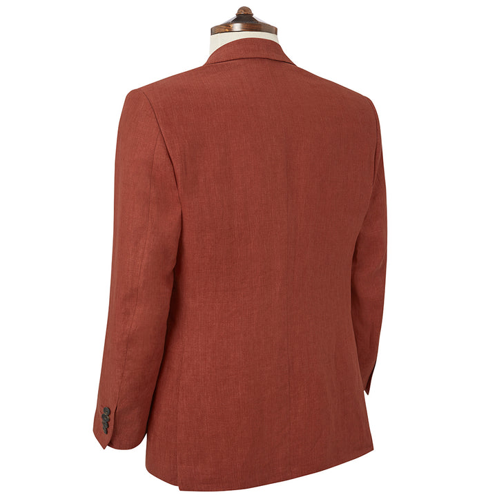 William Rust Herringbone Linen Jacket