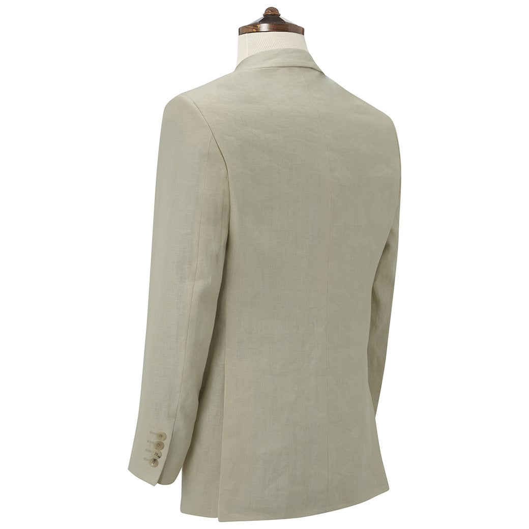 William Beige Linen Jacket