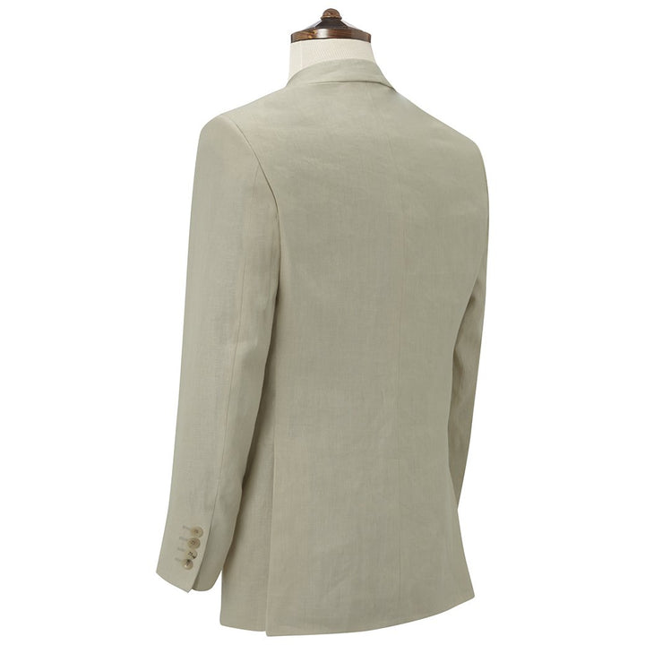William Beige Linen Jacket