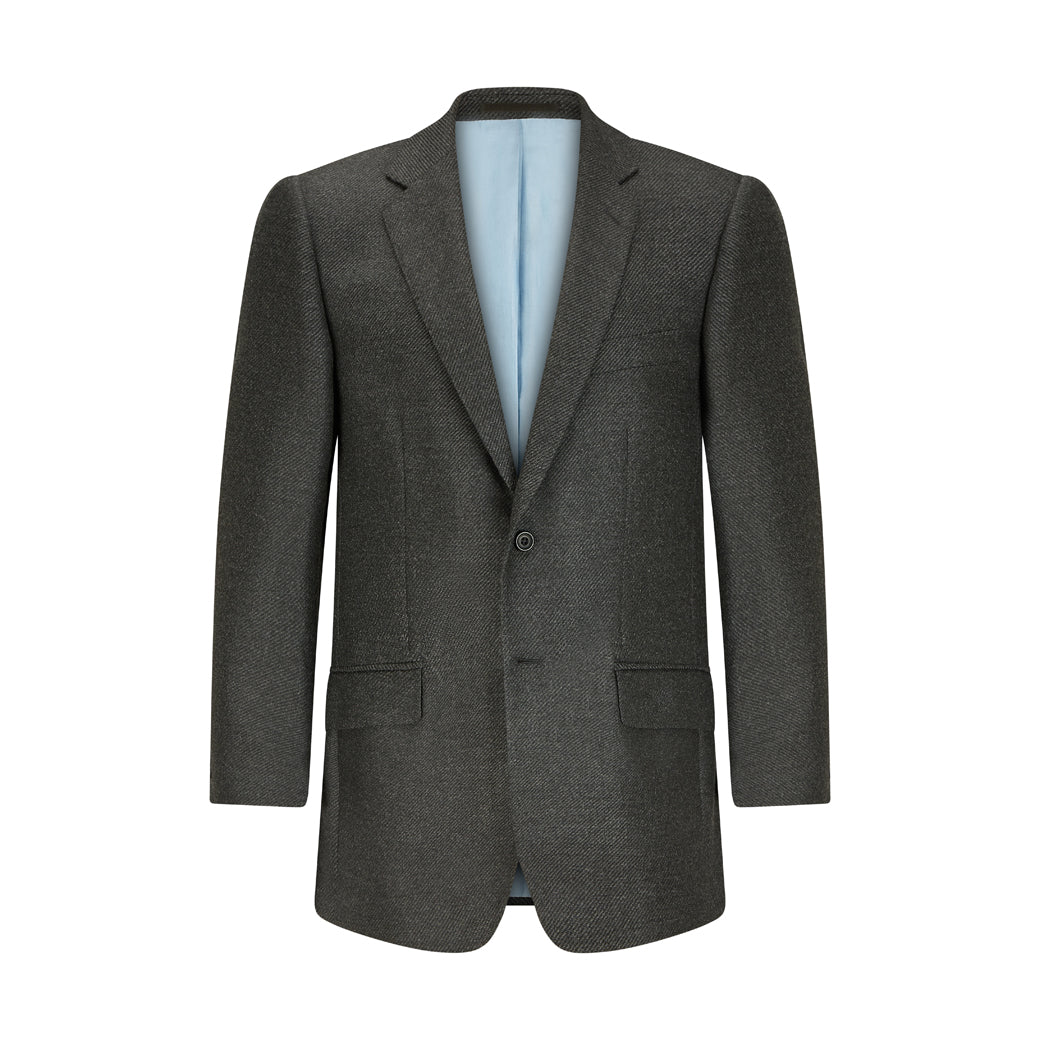 William Charcoal Twill Jacket