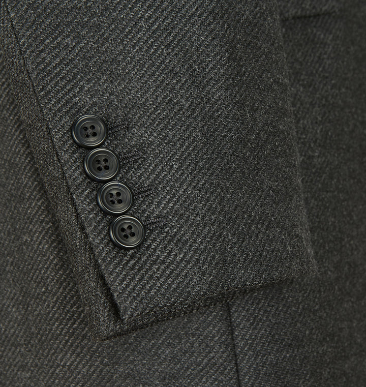 William Charcoal Twill Jacket