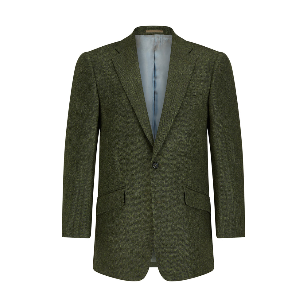 Gregory Green and Navy Herringbone Jacket