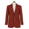 Gregory Orange and Rust Hopsack Wool Jacket