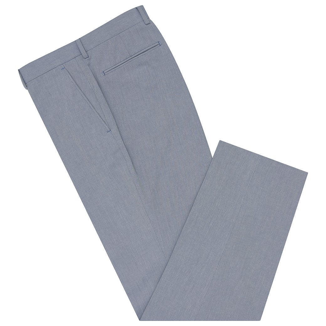 Barney Blue Oxford Trouser