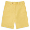 Taylor Yellow Cotton Chino Shorts