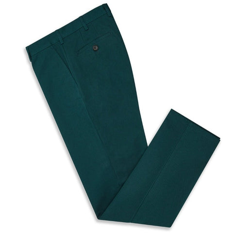 Terrance Green Cotton Trousers