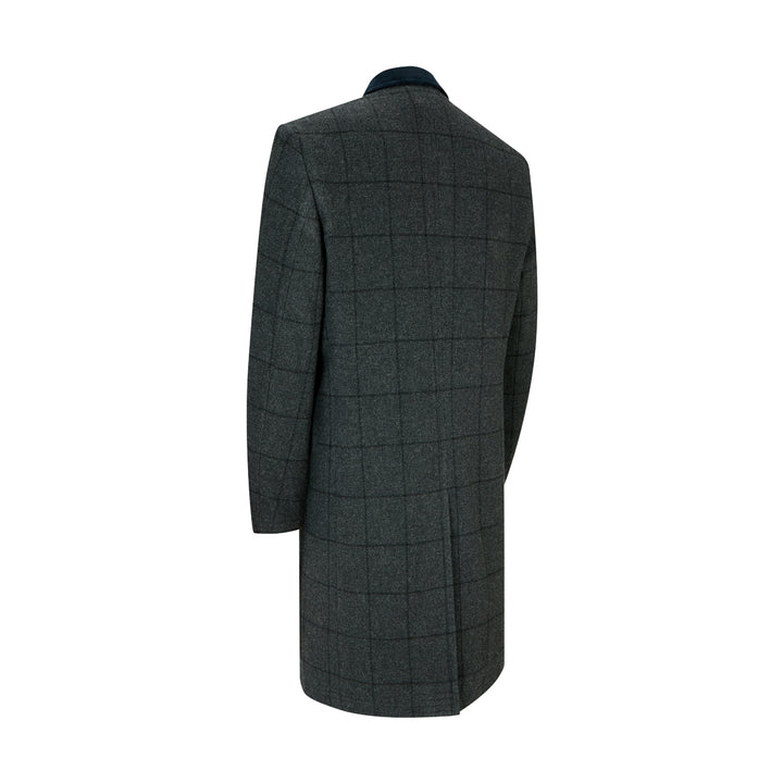 Chalbury Charcoal Covert Windowpane Coat