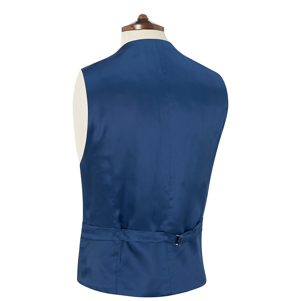 Hyde Blue Birdseye Waistcoat