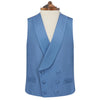 Hudson Dark Blue Twill Cotton Silk Waistcoat