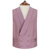 Hudson Dark Pink Twill Cotton Silk Waistcoat