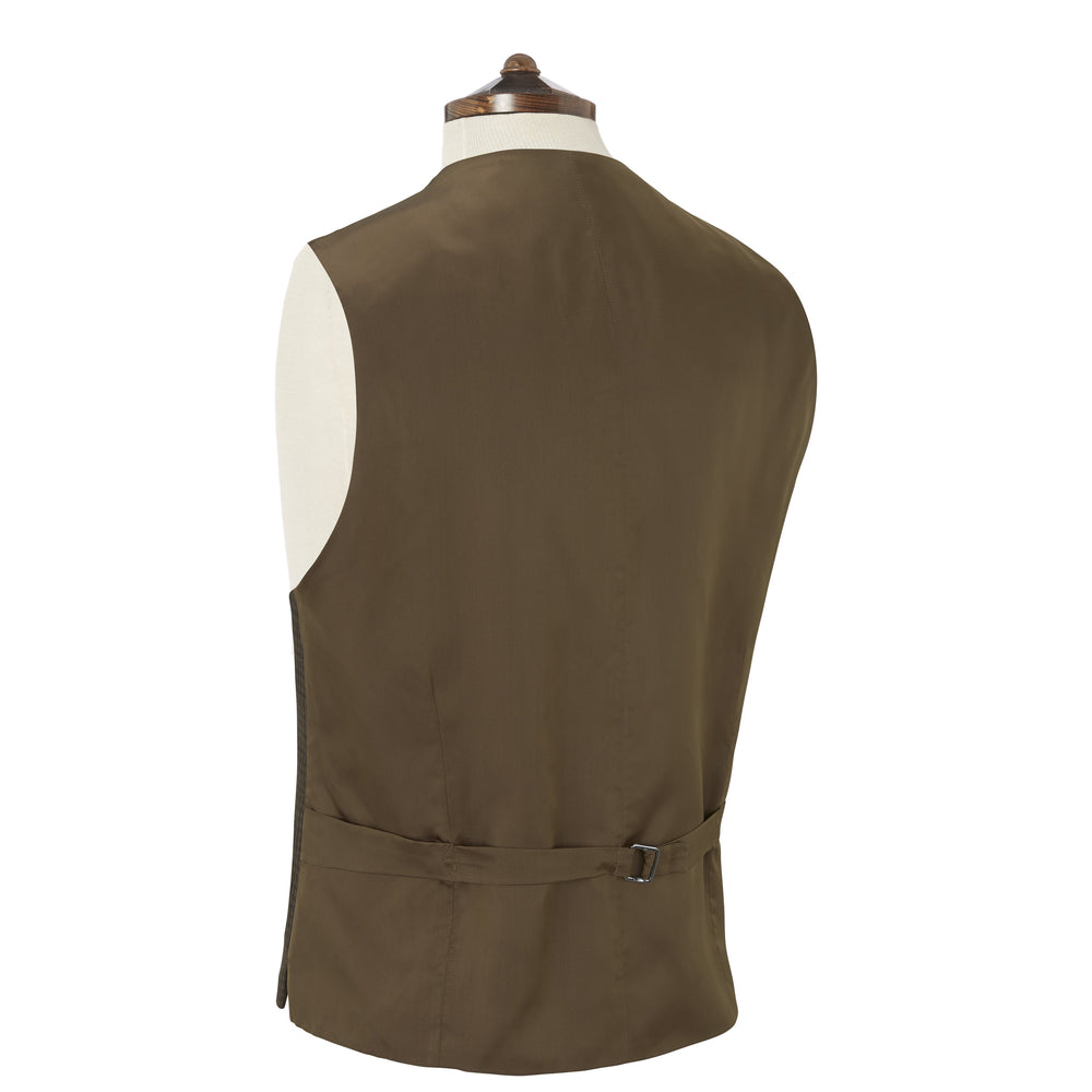 Hyde Brown and Green Gingham Check Waistcoat