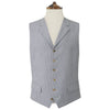 Hadley White and Blue Stripe Waistcoat