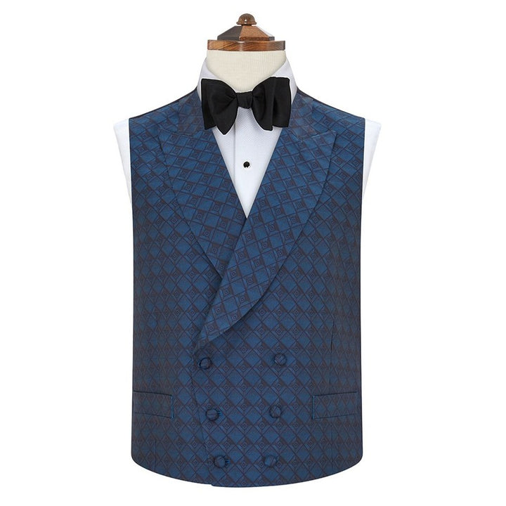 Hayward Teal Silk Waistcoat