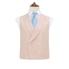 Hayward Pale Pink Geometric Wool Waistcoat