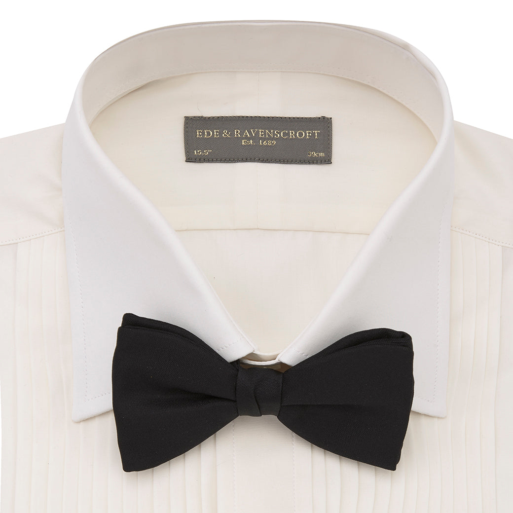 Dempsey Cream Pleated Dress Shirt