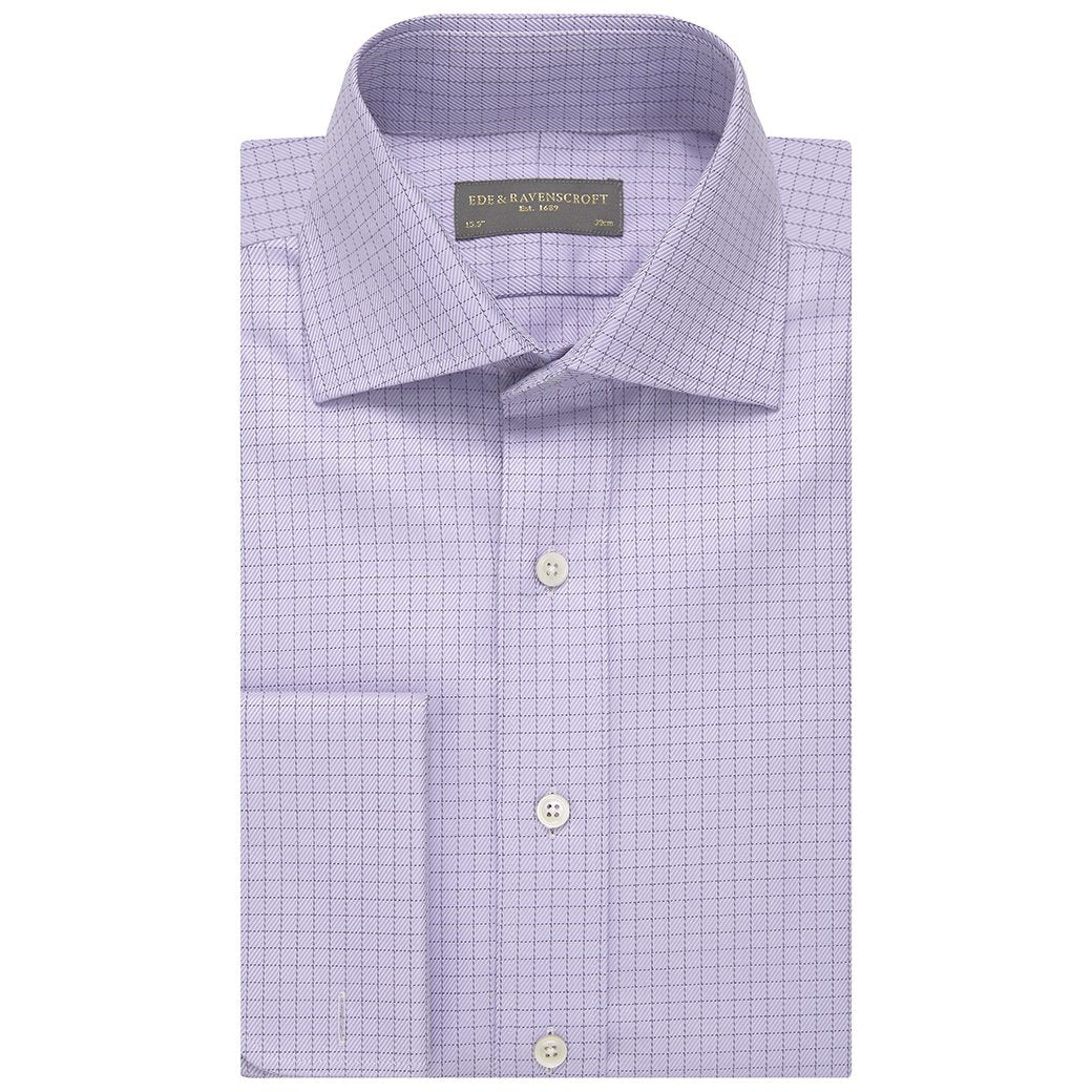 Angus Purple Check Shirt