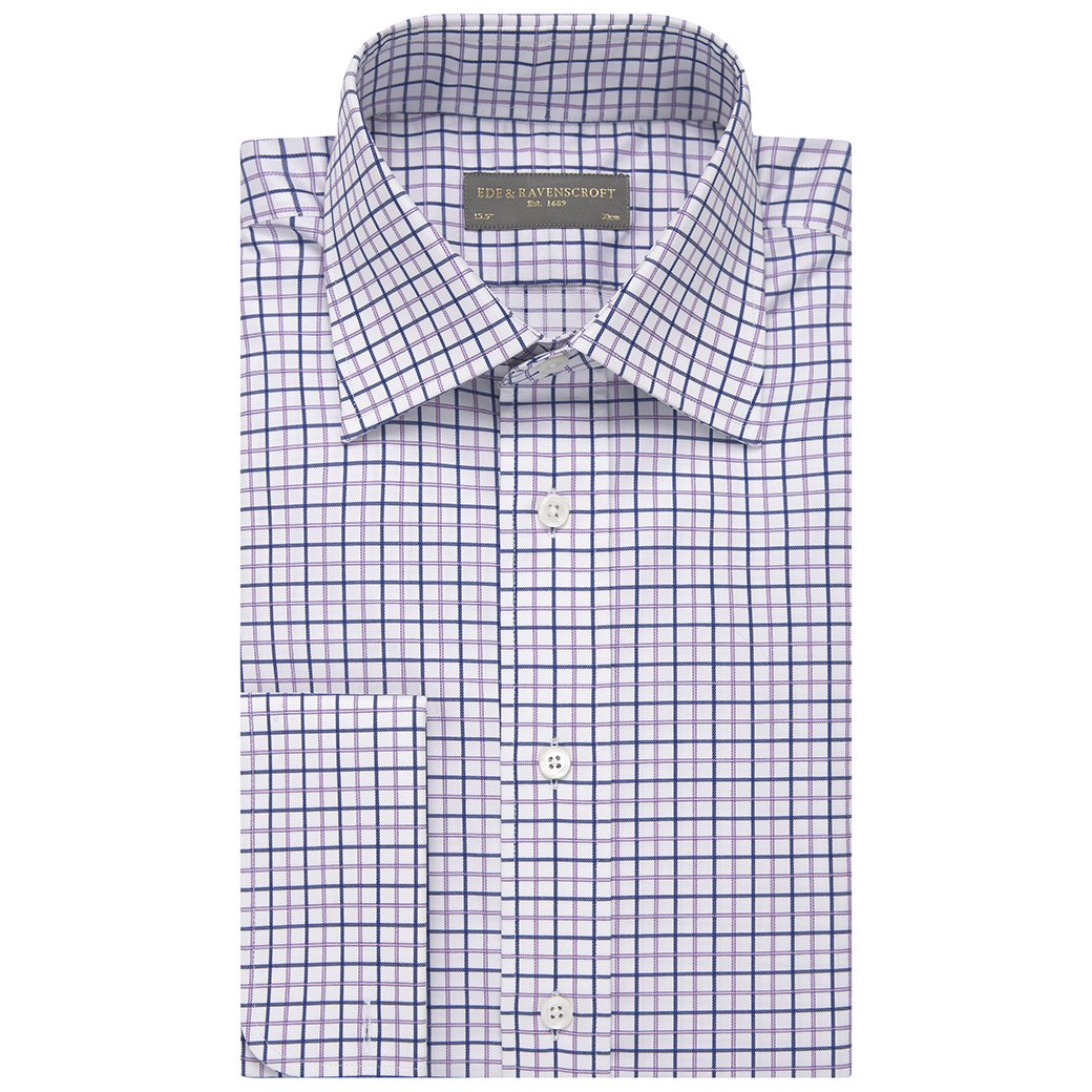 Ainsley Purple and Blue Check Shirt