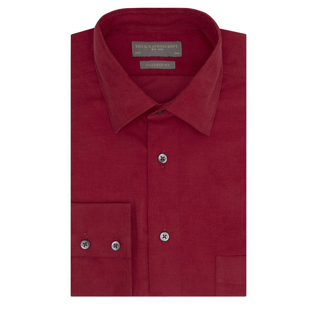 Artemas Red Needle Corduroy Shirt